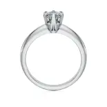 Pierścionek z białego złota z diamentem AJPZ_008